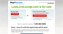 Desktop Screenshot of lostlovelounge.com